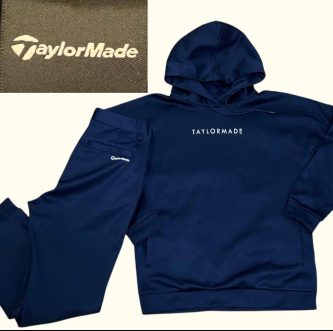 TaylorMade フード付きスウェット上下セット ネイビー