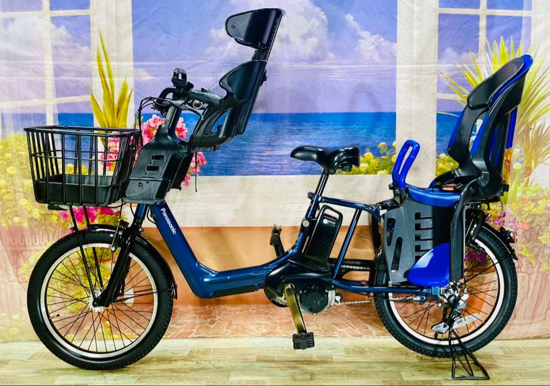 Y2225王様ギュットアニーズ⭐️パナソニック16AH！子供乗せ電動アシスト自転車