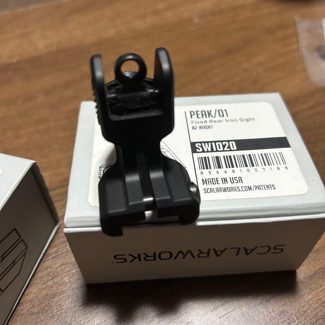 【実物】Scalarworks Peak/01 Iron Sight Set