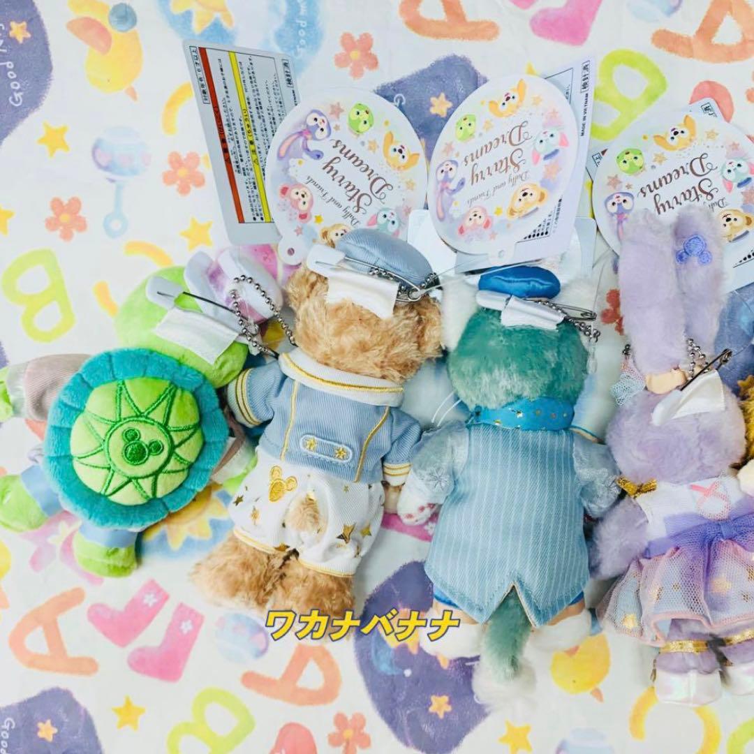ダッフィー スターリードリームス ぬいぐるみバッジ　6点　新品 タグ付き
