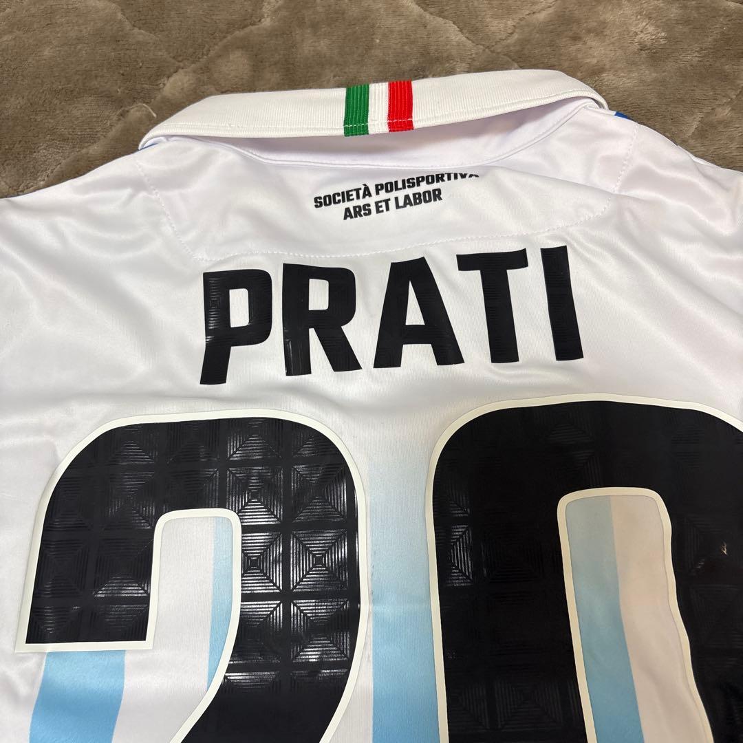 S.P.A.L. 選手用　試合用ユニフォーム　セリエB プラティ選手　証明書付