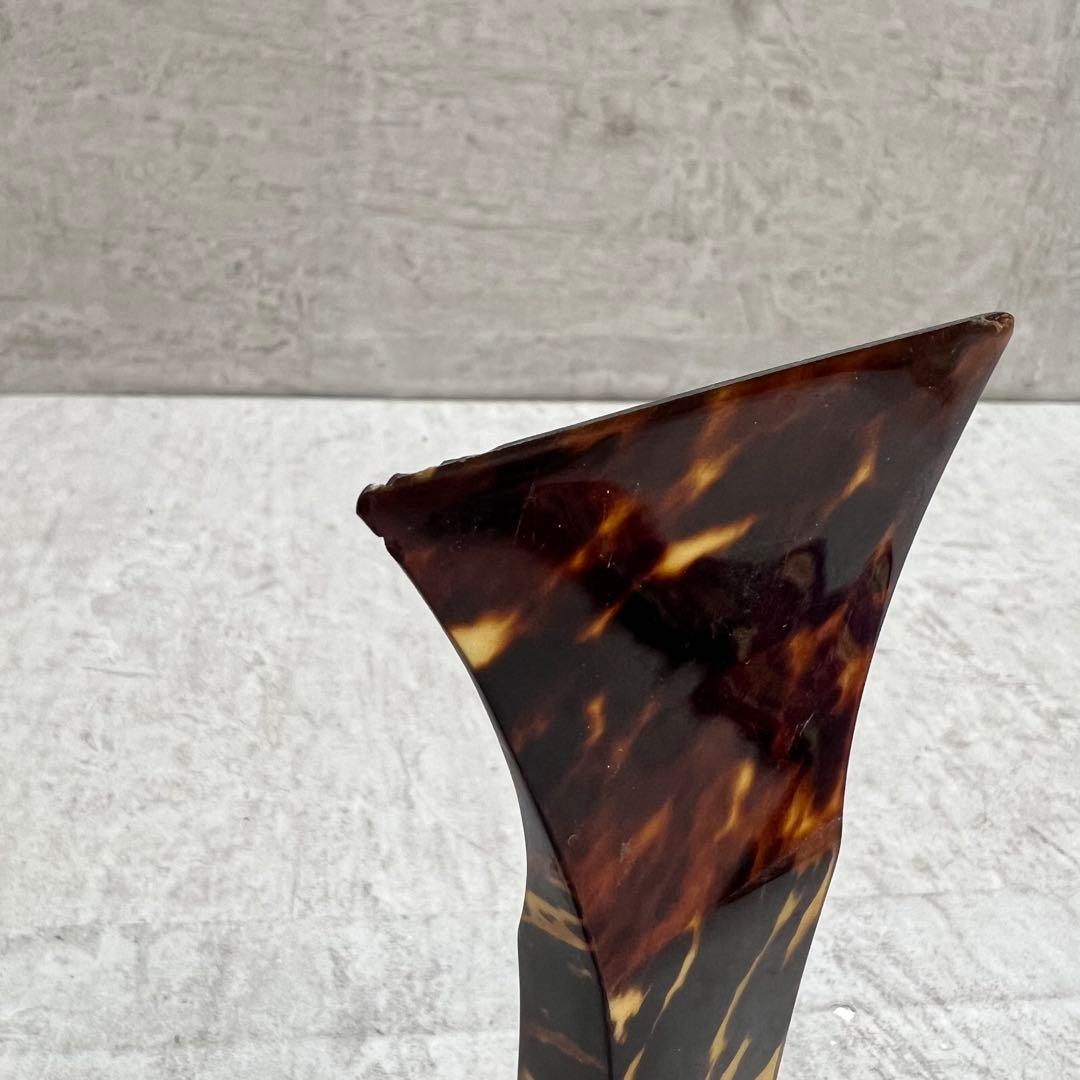 希少　三味線バチ　べっ甲　鼈甲　和楽器　天然素材　長さ約18.2cm　収納袋