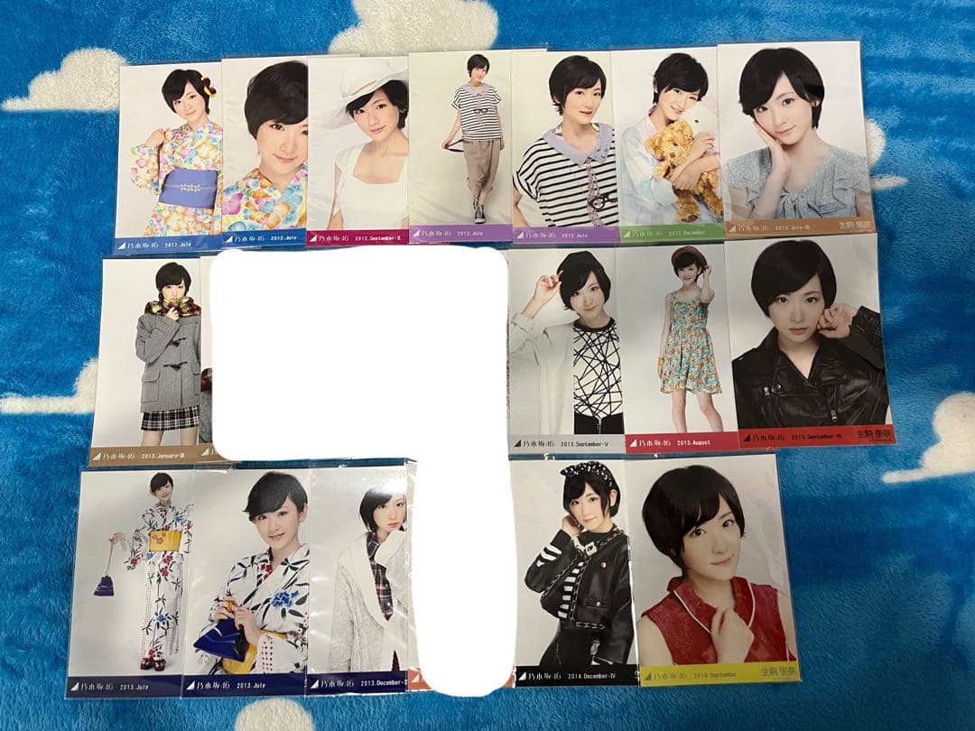 乃木坂46 生写真 生駒里奈 まとめ売り ガールズルール 太陽ノック