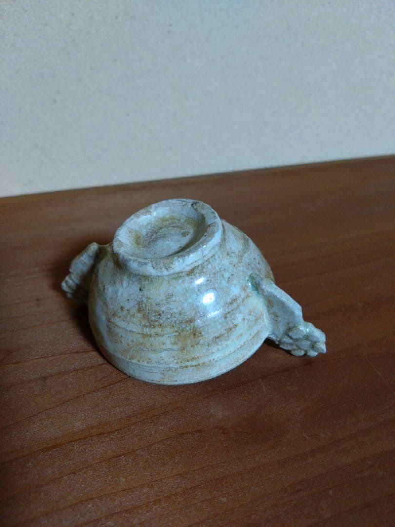 李朝 白磁    金海 耳盃