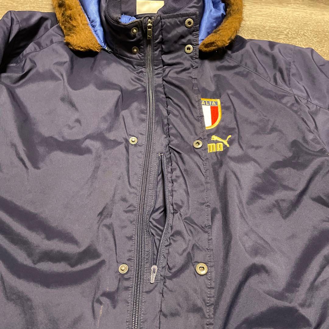 激レア 2000年代 PUMA サッカー イタリア代表 ベンチコート M