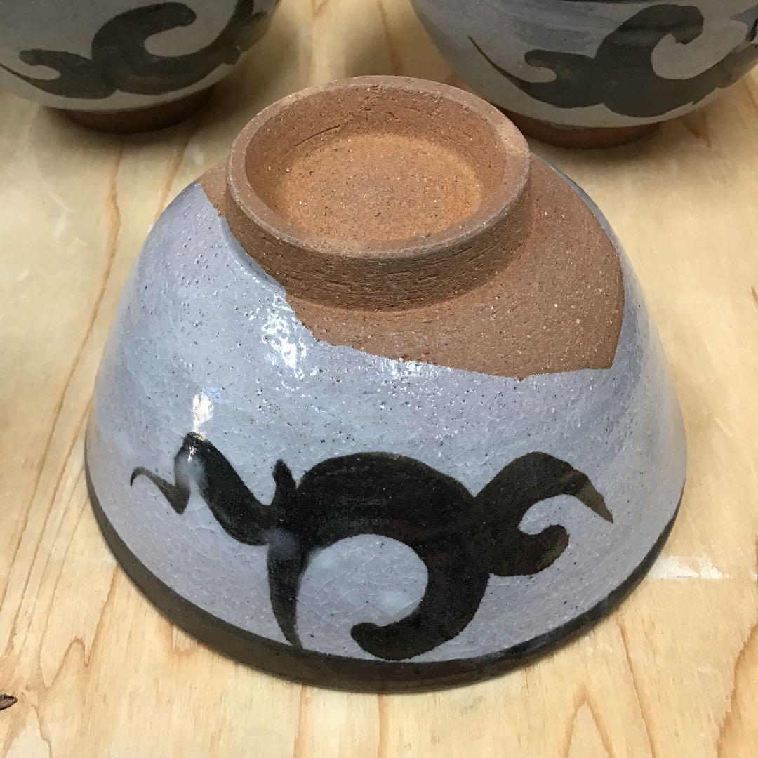 茶道具  茶碗 絵唐津 数茶碗 10客 八幡窯 造N167KC