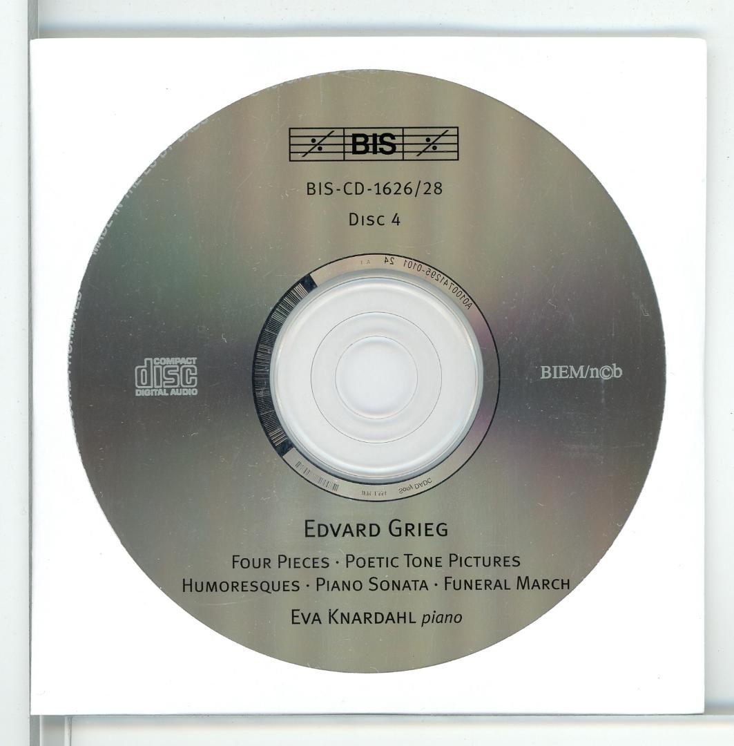 グリーグ ピアノ曲全集 エヴァ・クナルダールほか 12枚組