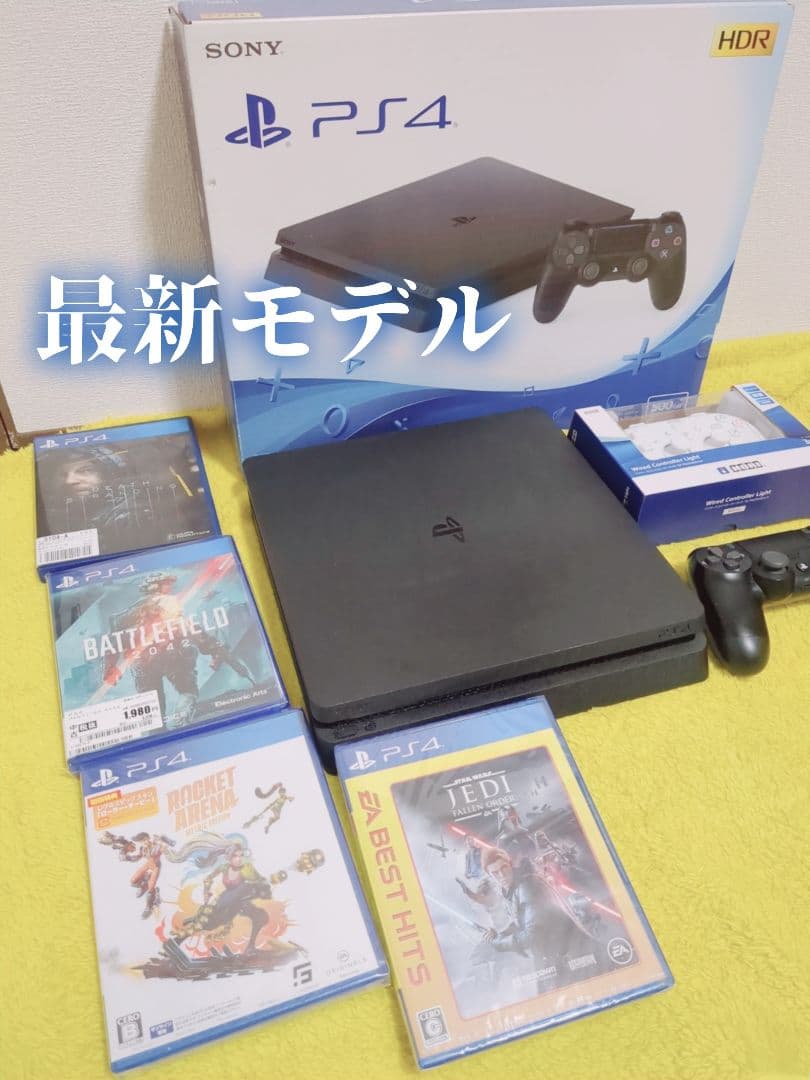 良品 PS4 ソフト コントローラー2個付き CUH-2200AB01・02