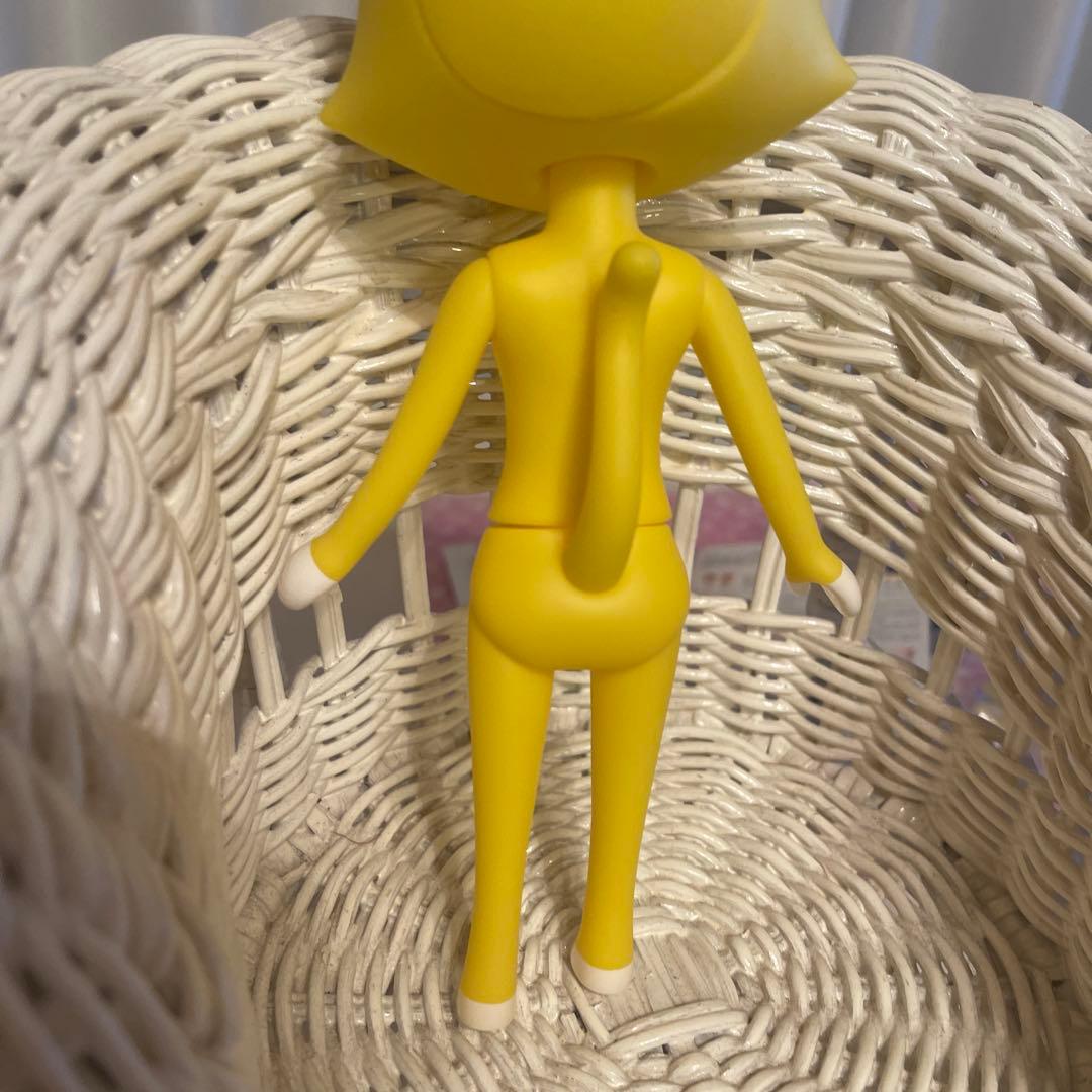 あおぞらのニッキ イエロー猫フィギュア✨おでこちゃんニッキ