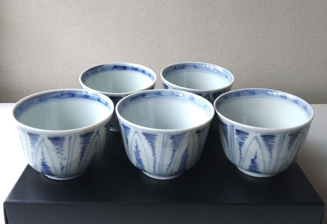 染付 中猪口 中ちょこ ①