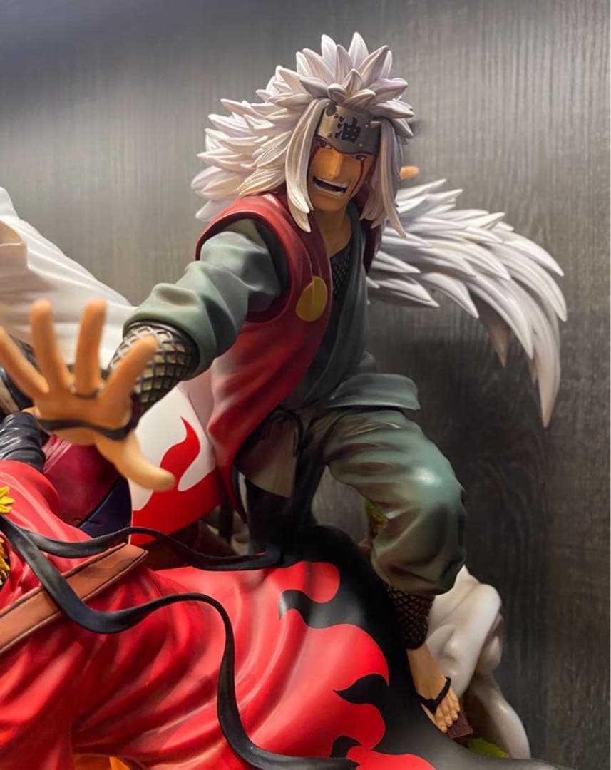 NARUTO ナル 波風 ミナト うずまきナルト自來也ガレージキットスタチュー①