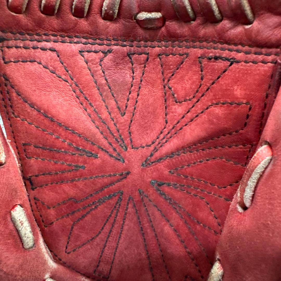 GOLD Stage 赤色 硬式グローブ