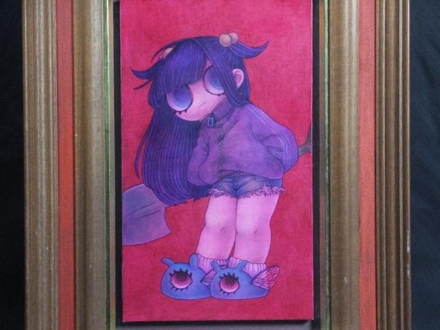 現代アート　吉田有花　直筆サイン 作品証明書『スコップ』アクリル絵具 0418Q