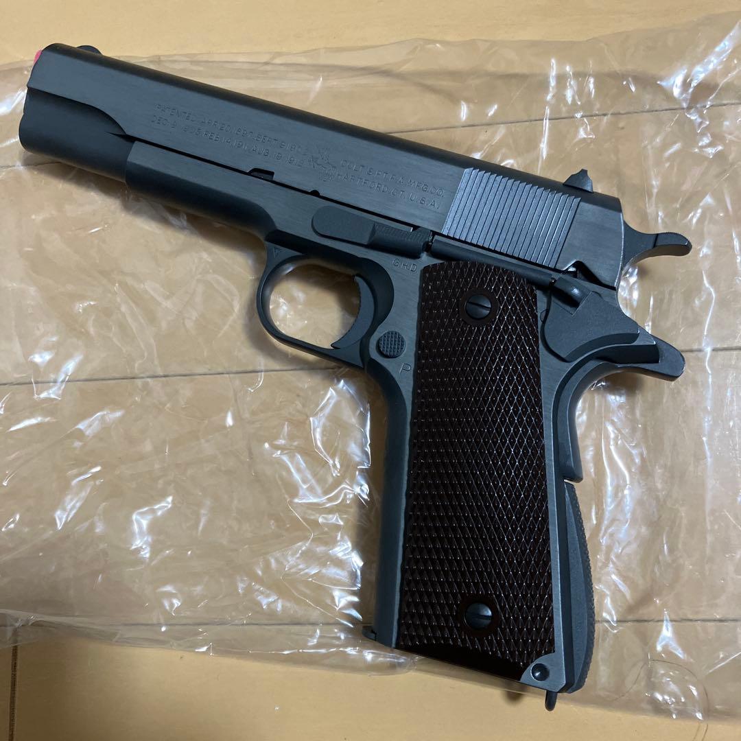 WA コルトガバメントM1911A1 ミリタリーモデル　￼ブローバック新品同様品