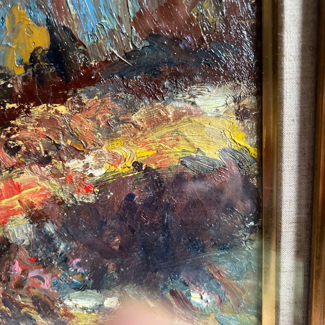 冬の海 小出宏 油彩画 1978年