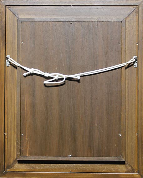 下浦康瑞【観念の小箱】 1974年 油彩 4号