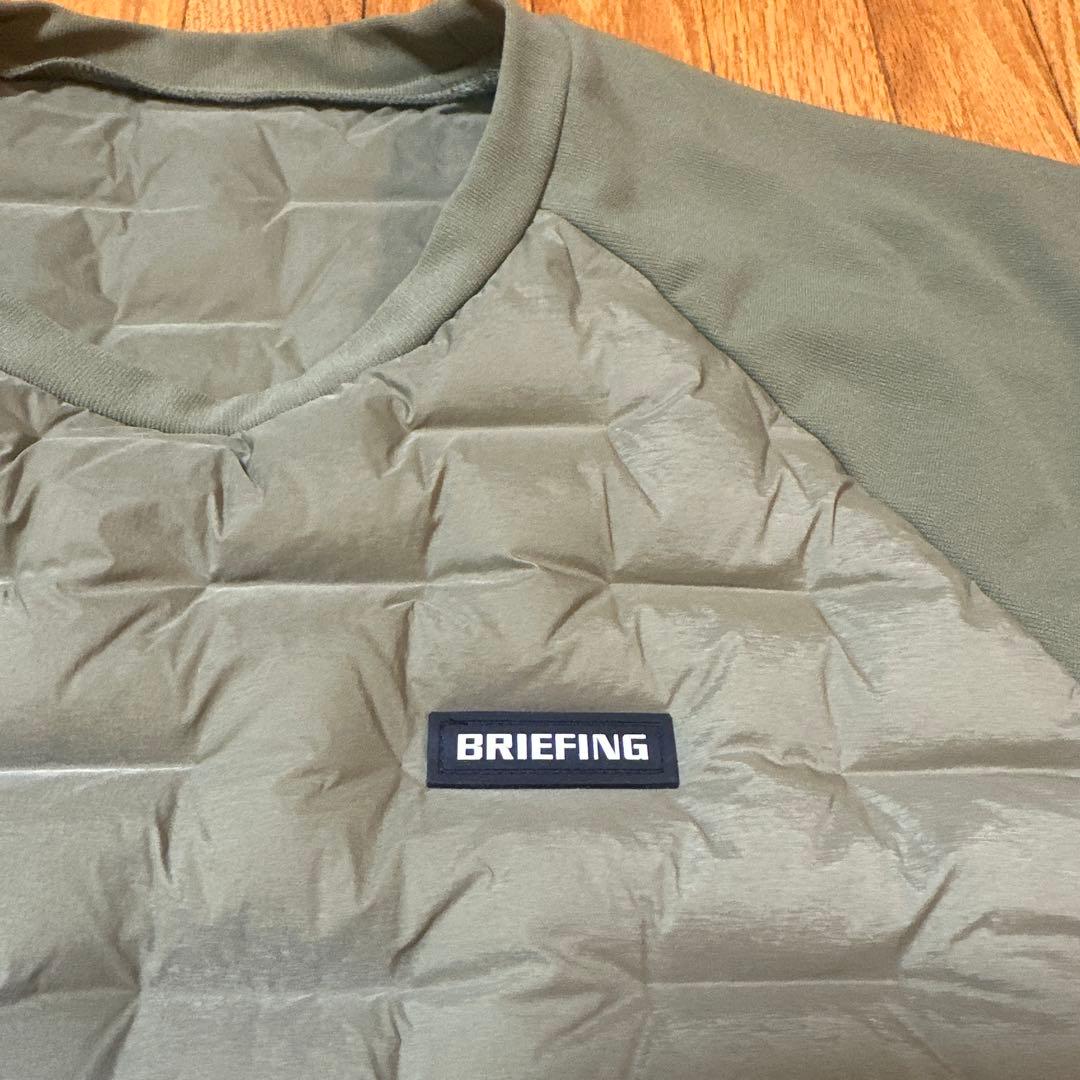 BRIEFING GOLF ハイブリッドダウン　クルーネック　メンズ　サイズXL