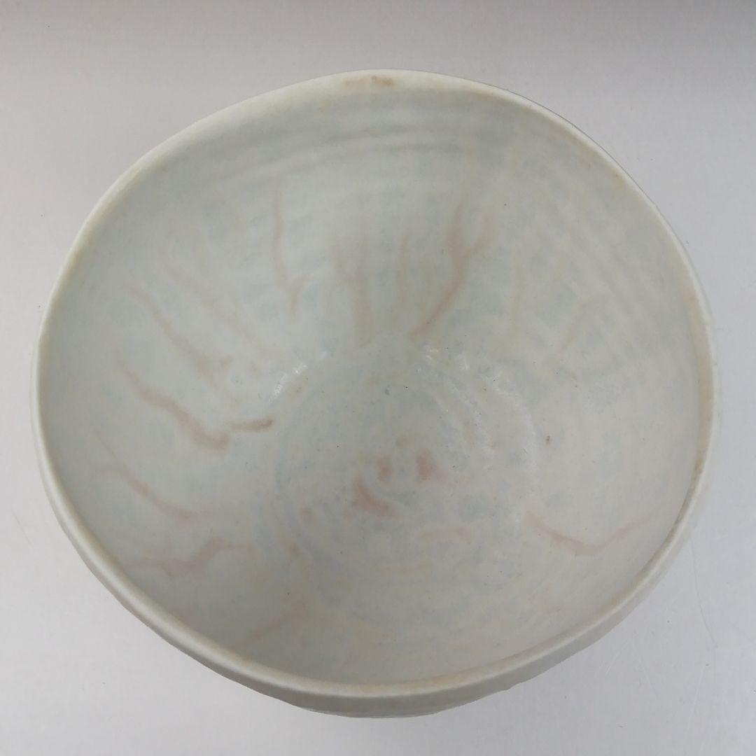 Ｗ１０６　茶碗　『白磁　茶碗』『加藤洋二 作』　共箱　抹茶碗　茶道具