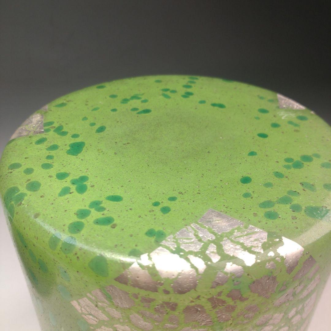 イ225 水指『平井　依』『硝子ガラス　水指　共箱』茶道具