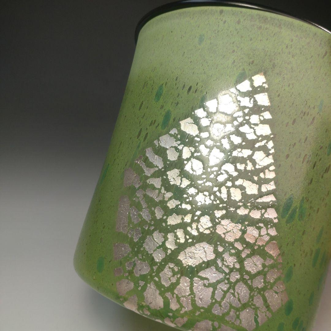 イ225 水指『平井　依』『硝子ガラス　水指　共箱』茶道具