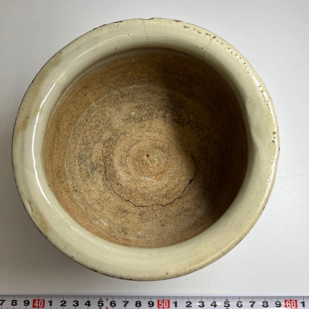 中国古玩　嘉慶五年香炉　口径約16㎝　東Y7-1105☆2Fタサオ