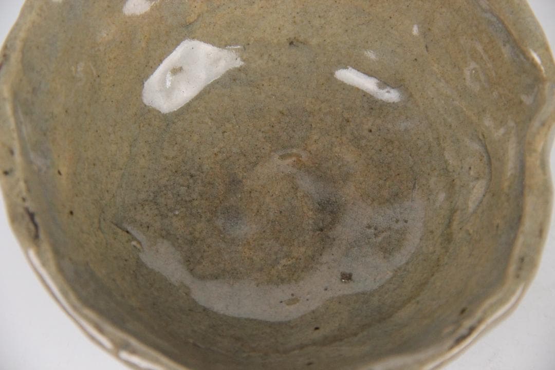 唐物 時代物 灰胎 白釉 茶碗 伝北方民窯 茶道具 中国古美術 FJ9-3