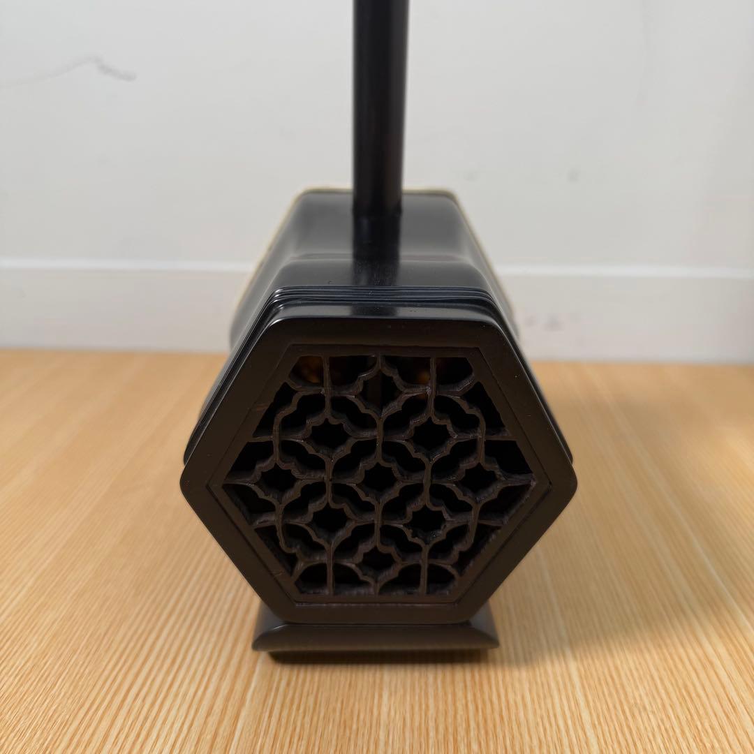 極上品　天華楽器　天華之韻　二胡　黒檀六角形