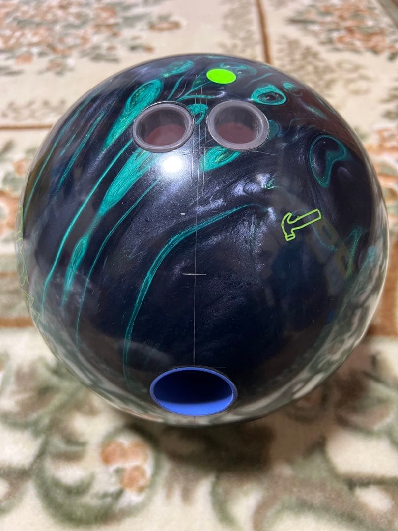 WEB ボウリングボール 青緑