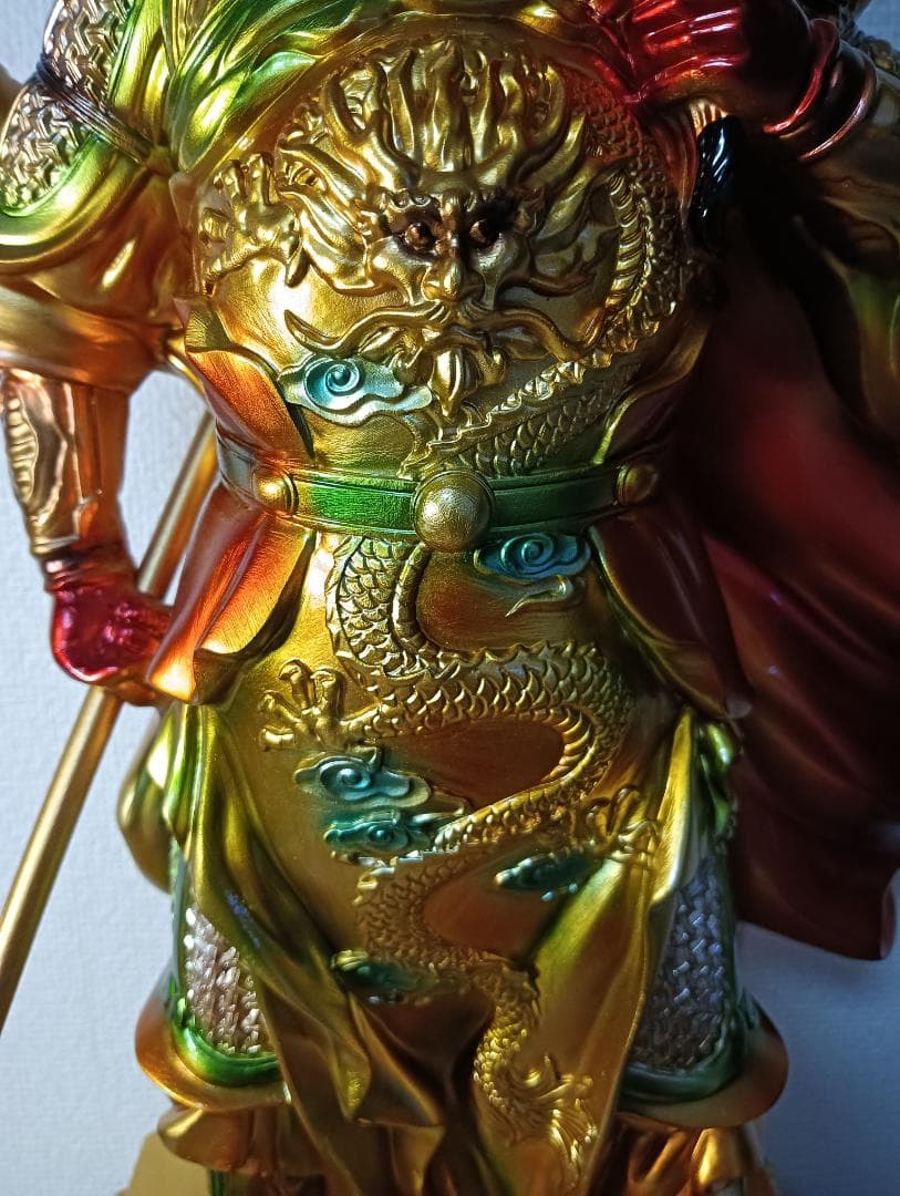 武将の置物 関羽像三国志 50cm必勝祈願　邪気払い　　縁起物