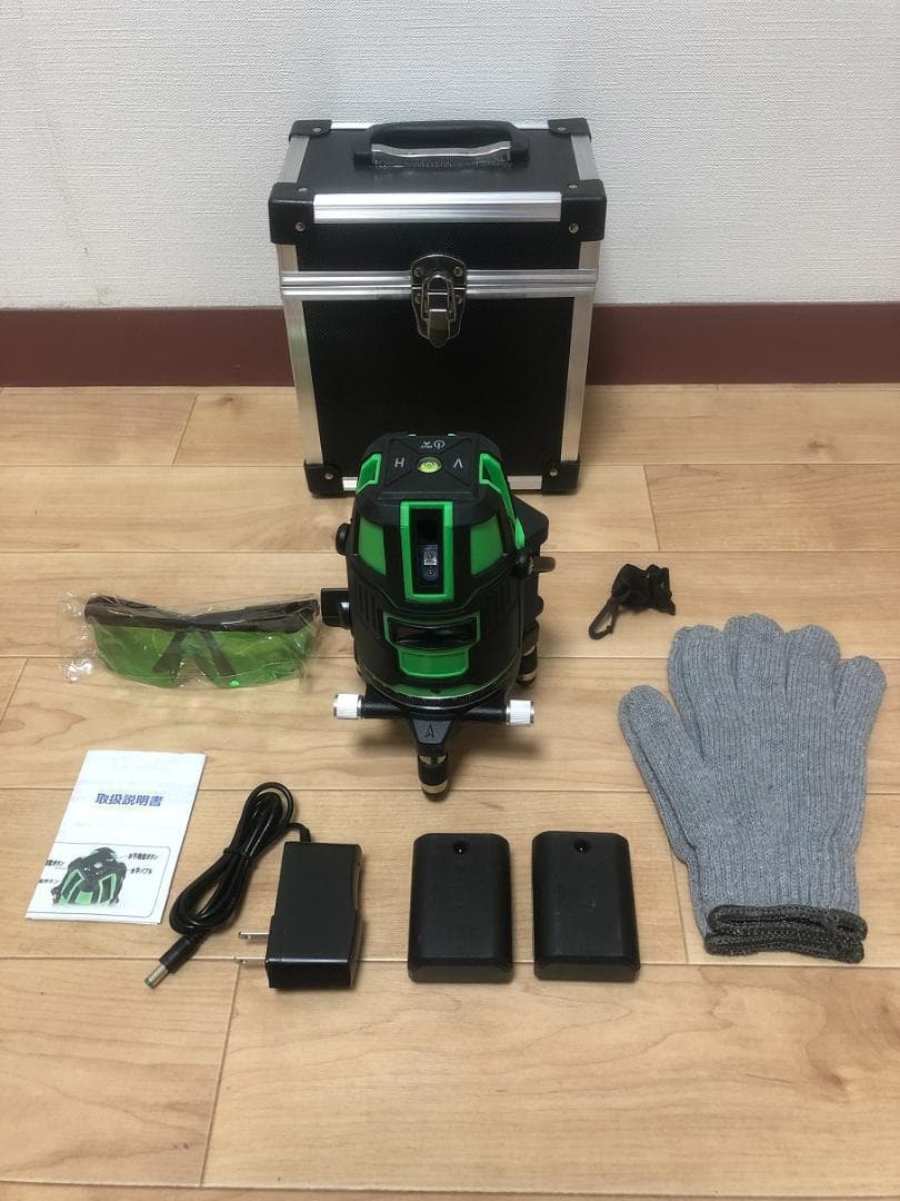 5ライン6点　グリーンレーザー墨出し器水平器墨出し機墨出器水準器測定器/高精度
