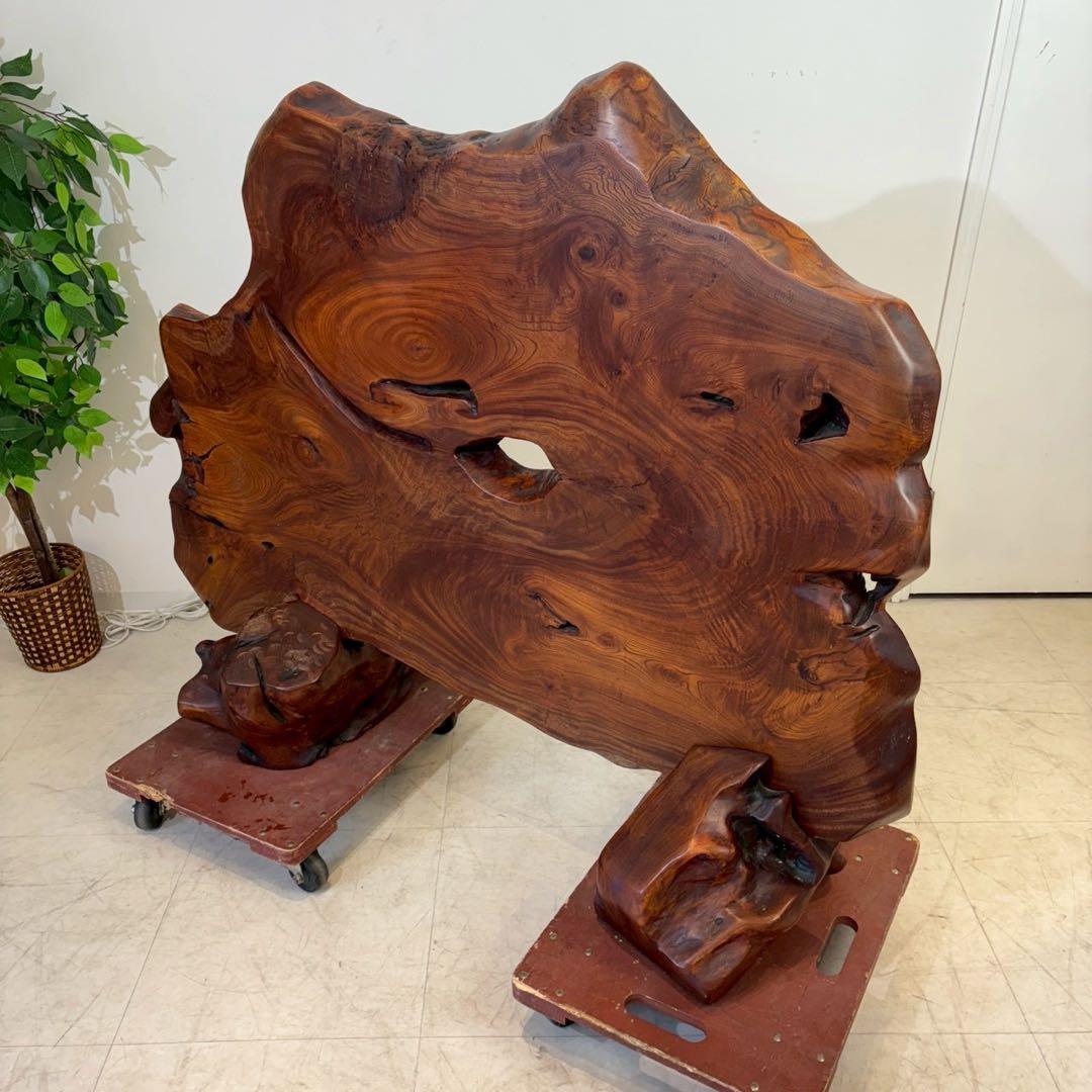 【引取限定】天然木 衝立 1枚板 仕切り パーテーション 和風 和室