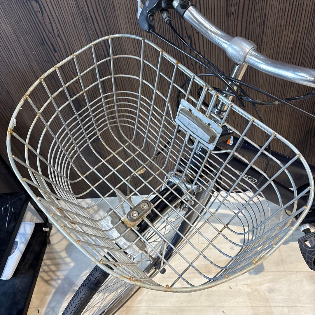電動アシスト自転車 シティタイプ 前カゴ付き
