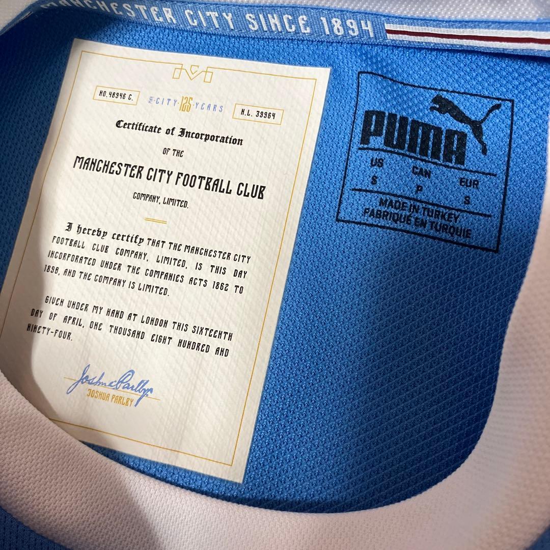 【極美品/正規品】マンチェスター・シティ ベルナルド・シウバ ユニフォーム
