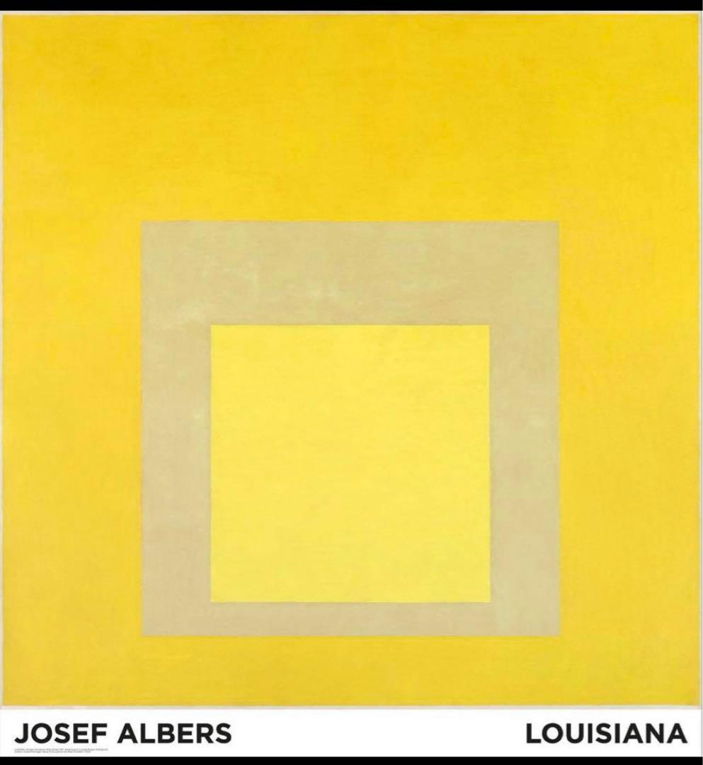 国内未入荷 Josef Albers Yellow Climate Poster