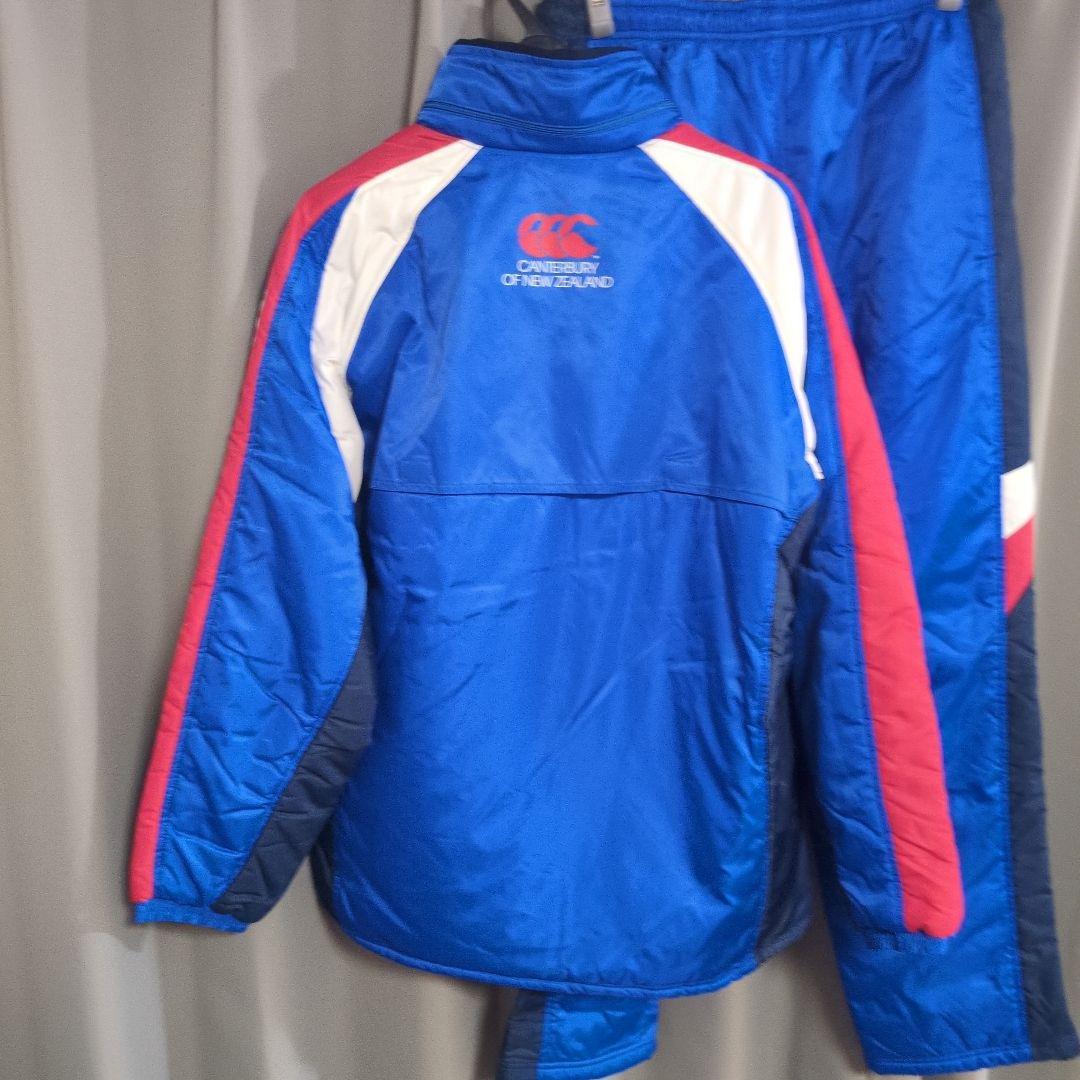 CANTERBURY ウォームアップウェアセット 青