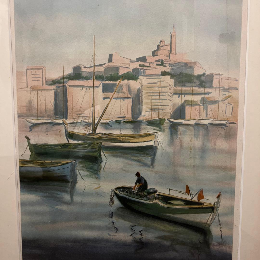 レプリカ品　約40年前にデパートの絵画売り場で購入