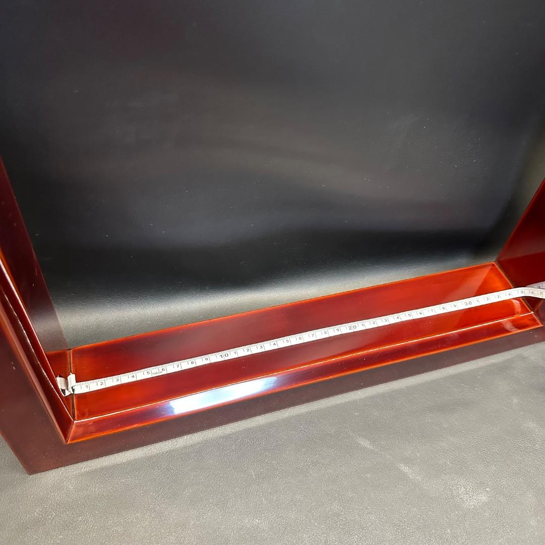 ♡Ec左1005 未使用保管品 輪島塗 爐縁 茶道具 漆器 装飾 栞付き