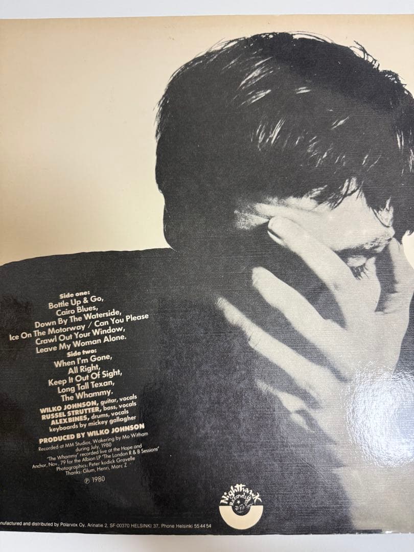 Ice On The Motorway Wilko Johnson サイン入り