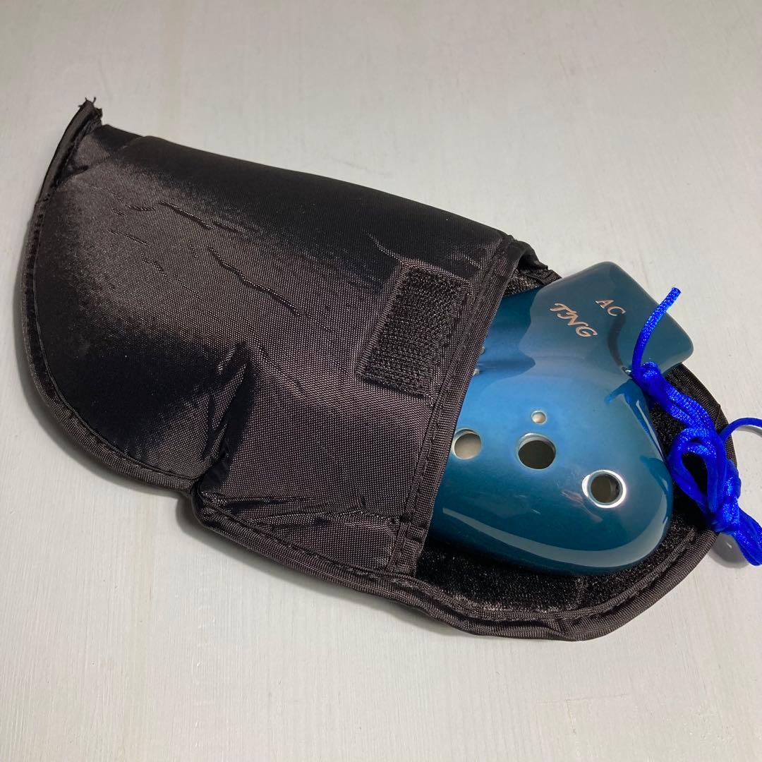【新品未使用】TNGオカリナ トリプル アルト C管 グラデーションブルー 青