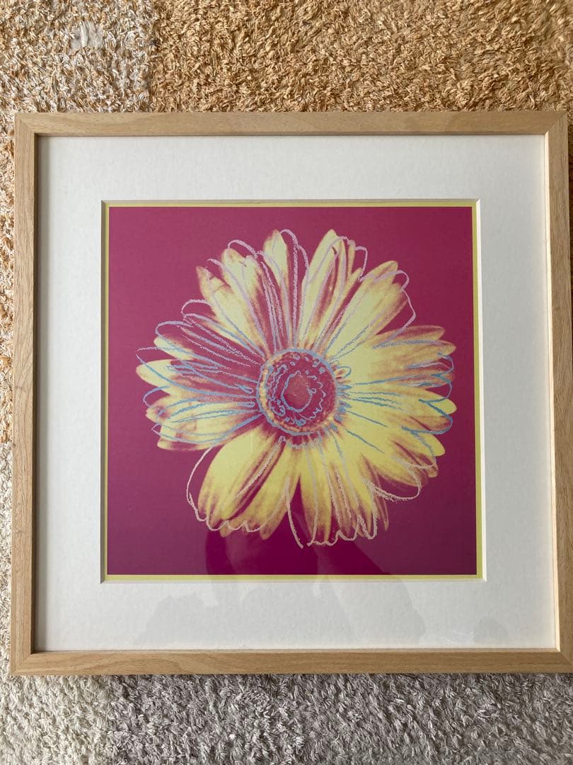24時間以内発送・アンディウォーホル 花 デイジーアート