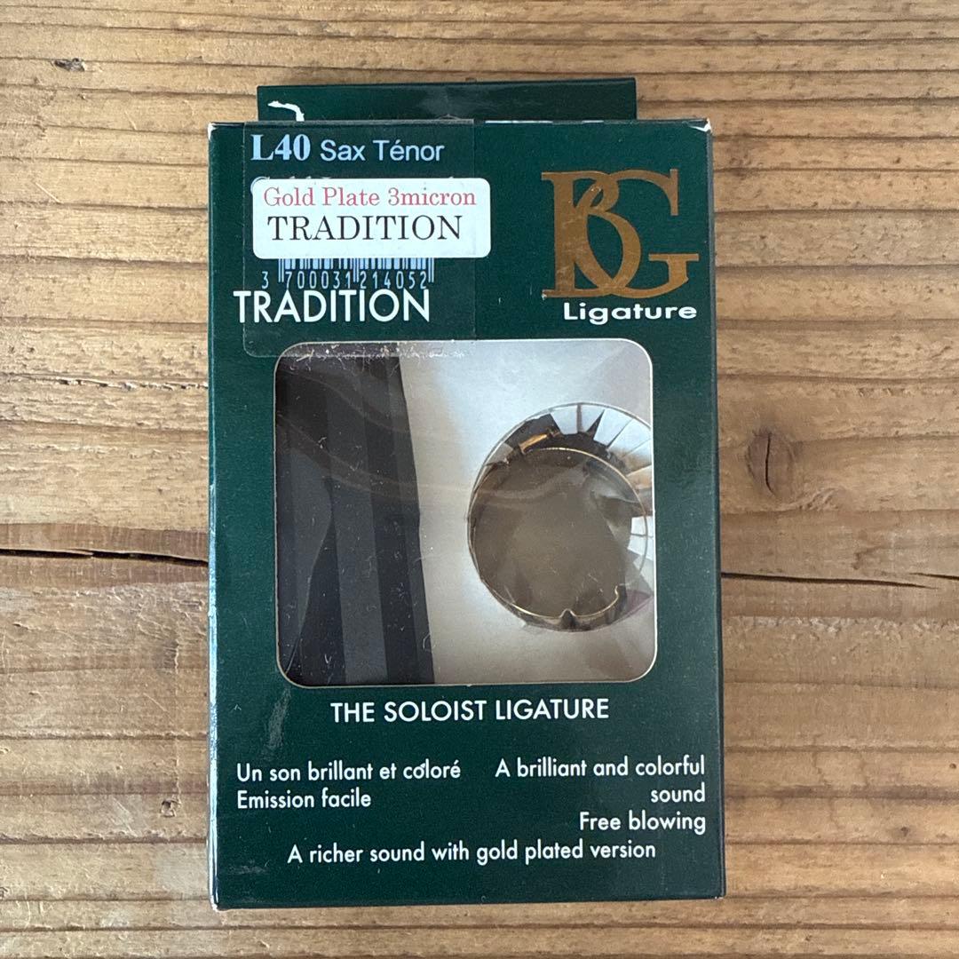 BG　トラディションモデル　L40 テナーサックス用リガチャー&キャップ