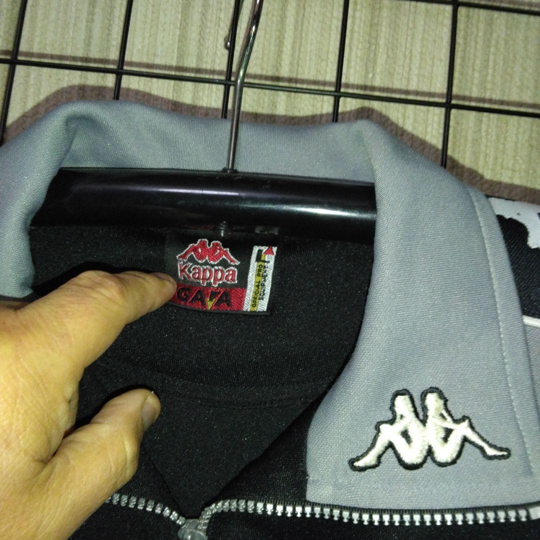 98～99”Kappa Juventusビンテージ ジャージセット 黒/グレーL