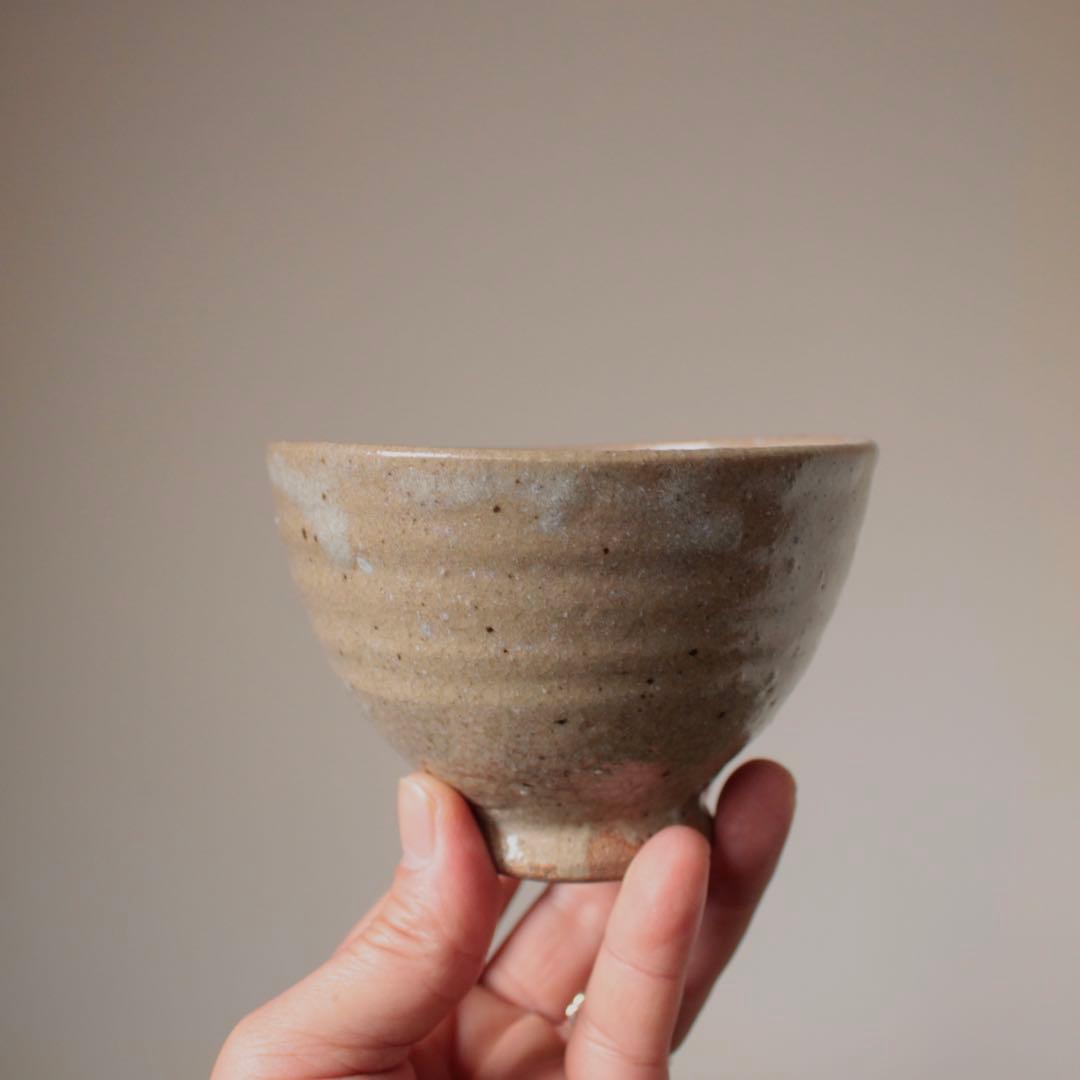 萩 灰釉 茶碗 茶道具 古道具 アンティーク 萩焼