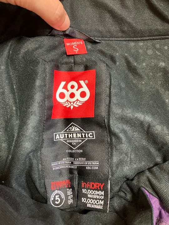 686 スノーボードウェア 上下セット