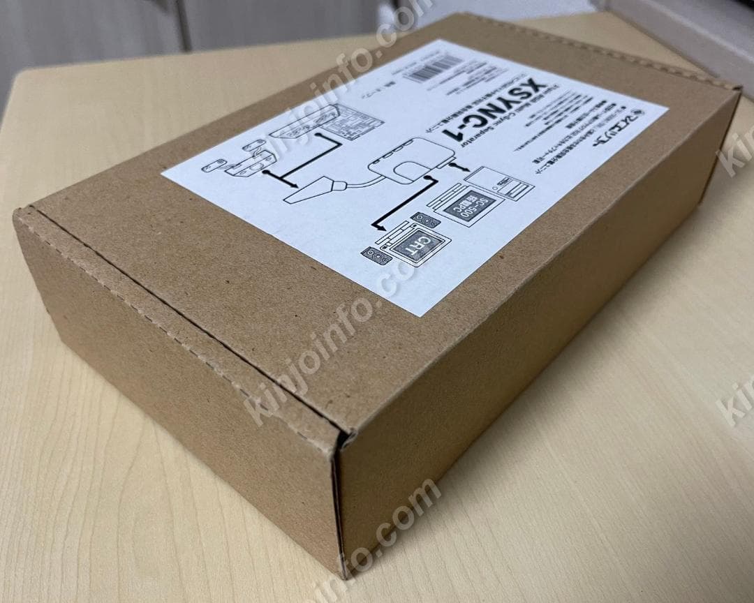 21ピンRGBマルチ端子対応 複合同期分離ユニットXSYNC-1【新品未使用】