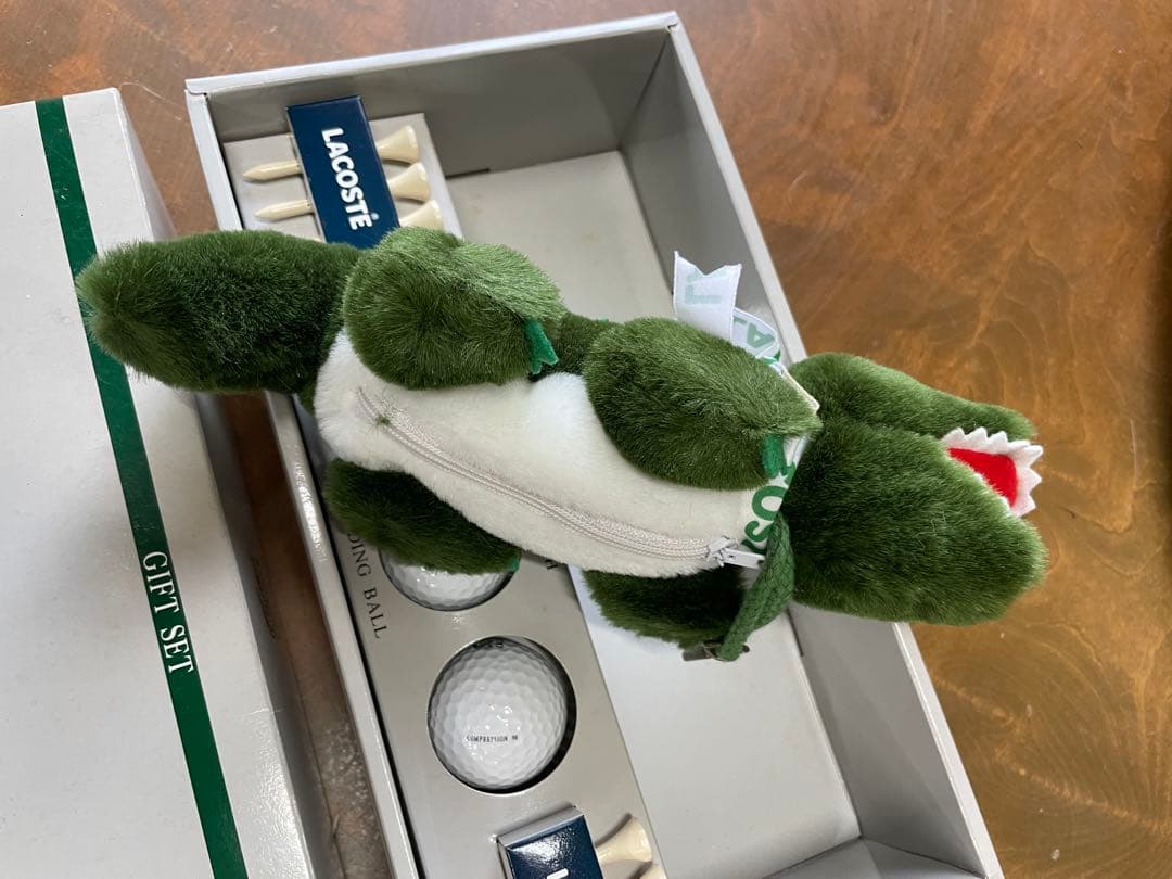ラコステ　ゴルフ　ポーチ　ティー　ボールセット