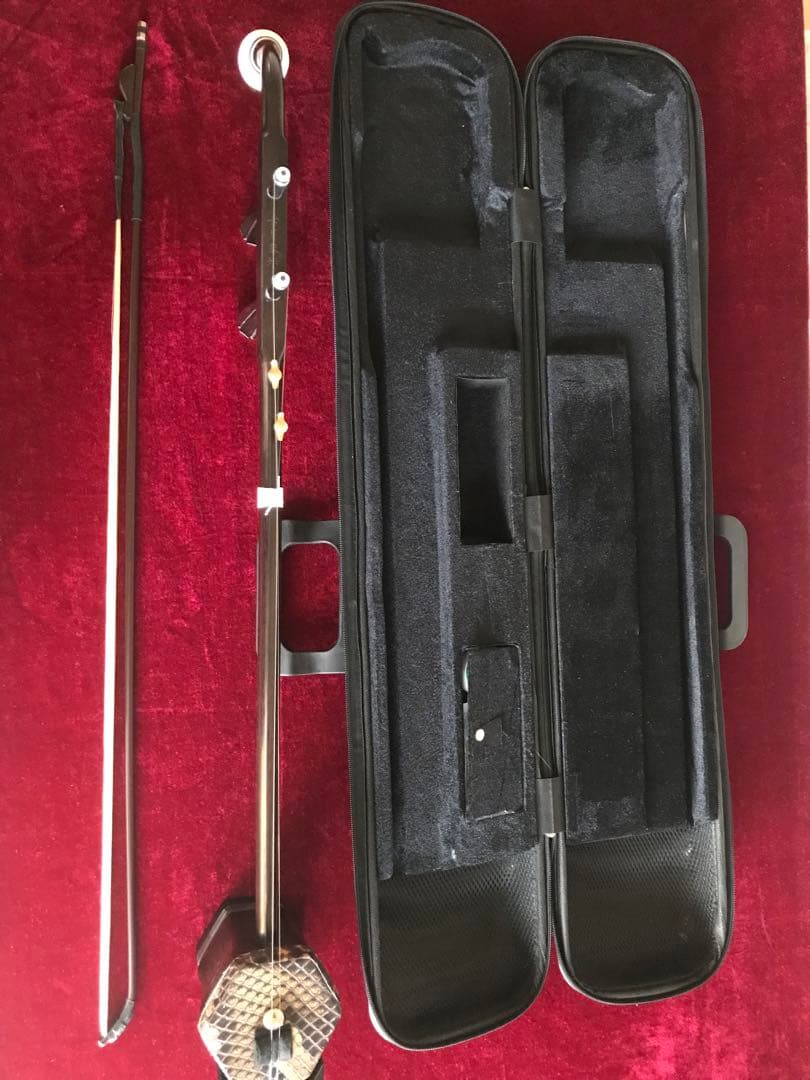 大特価・二胡★上級黒檀★古月琴坊・黄建洪製作★十年保証