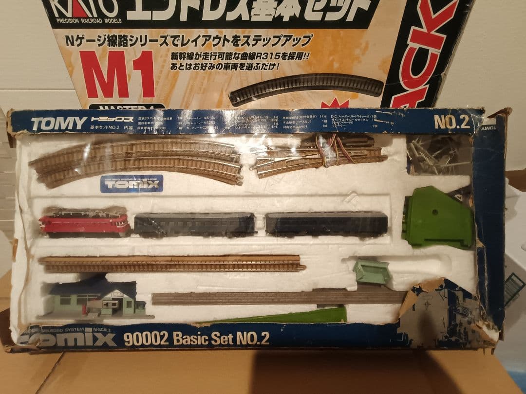 箱無し。 TOMIX 鉄道模型 Nゲージ レールセット まとめて