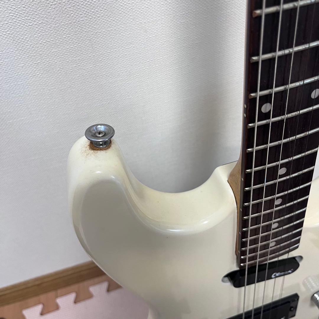 シャーベル エレキギター ホワイト ギター デトックス品