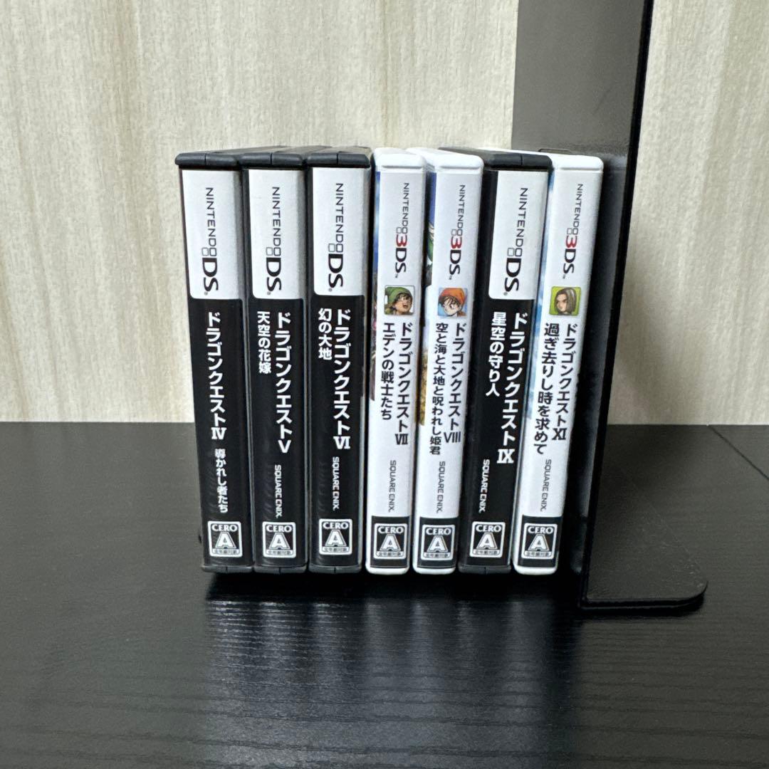 【DS 3DS】ドラゴンクエスト　4 5 6 7 8 9 11ソフト攻略本セット
